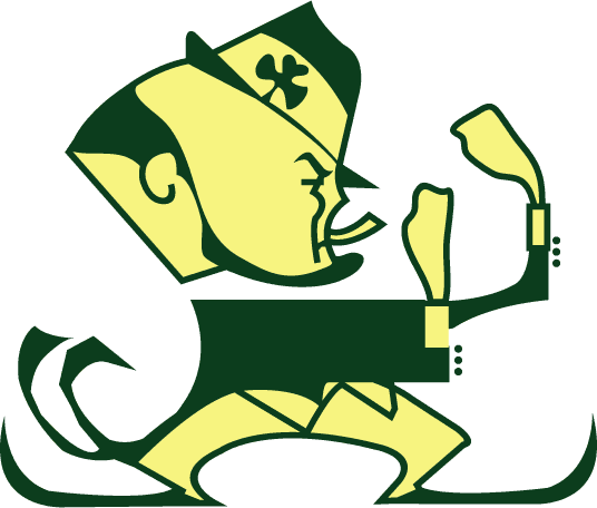 Notre Dame Fighting Irish 1963-1983 Alternate Logo diy fabric transfer
